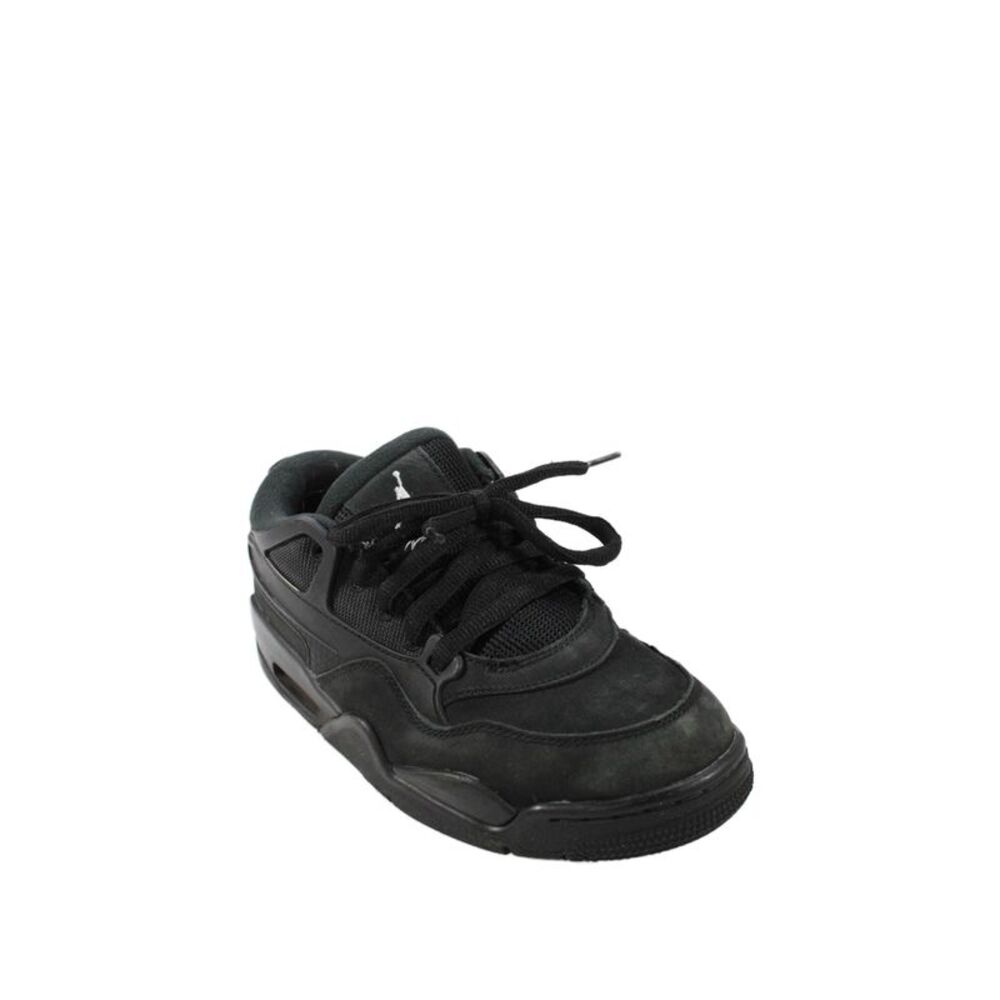 Nike Boys Suede Flight Air Jordan Lace Up Sneakers Shoes Black Size 5.5Y